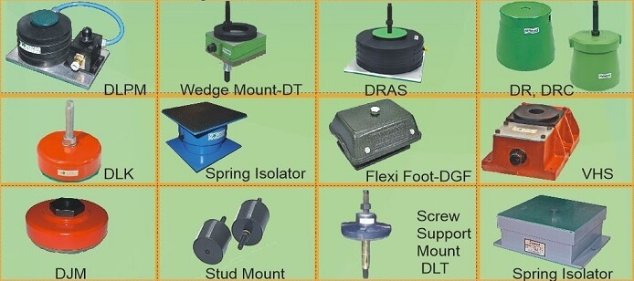 machinery feet or levelling mounts 