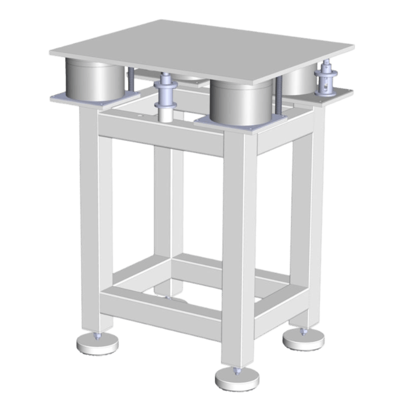 Anti Vibration Table On Auto Levelling Pneumatic Mounts With Corian Marble Top, Series DIT-AM-CM