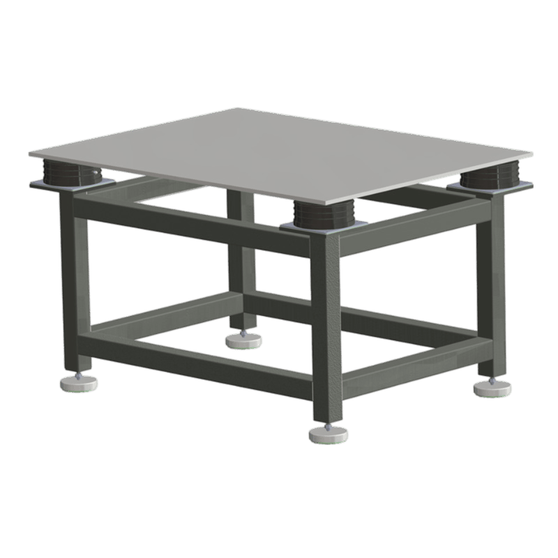 Anti Vibration Table On Air Spring With Manual Levelling With Corian Marbletop, Series DIT-AS-CM - Image 1