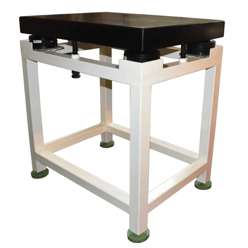Anti Vibration Table On Air Spring With Manual Levelling With Granite Tabletop, Series DIT-AS-GN