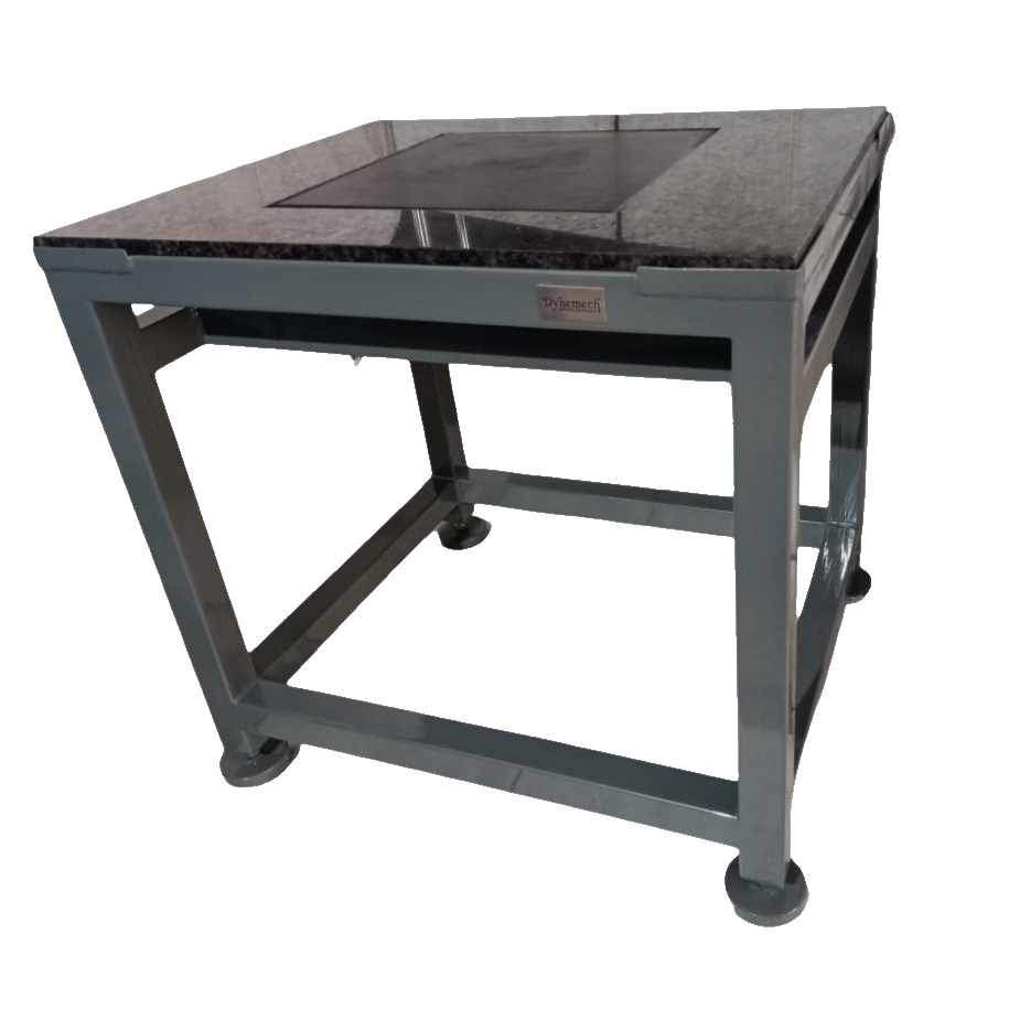 Anti Vibration Table, Elastomeric Vibration Isolation With Granite Isolated Payload Area In Granite Table Top, Series DIT-E-GPG