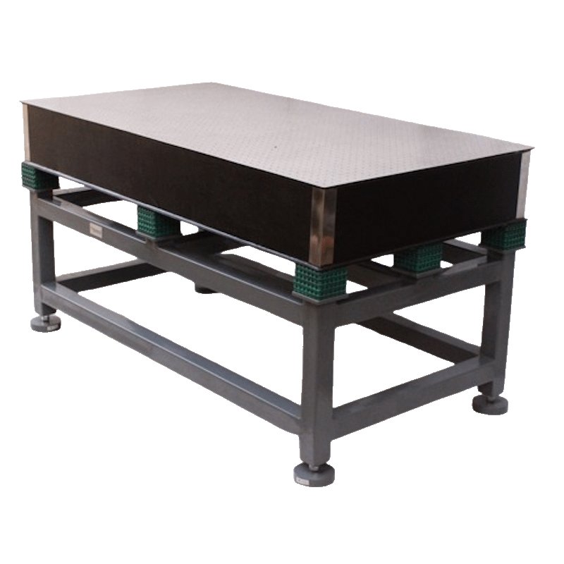 Anti Vibration Table With Elastomeric Vibration Isolation With Honeycomb Breadboard, Series DIT-E-HC