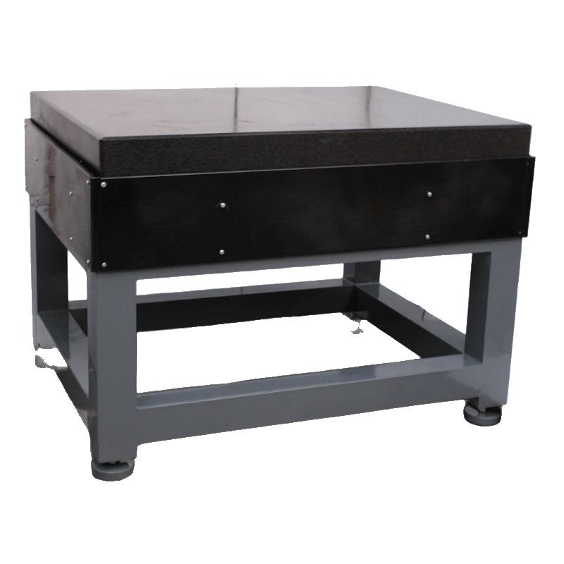 Anti Vibration Table Spring Viscous Damped Vibration Isolated With Heavy Inertia Mass, Series DIT-ZVG