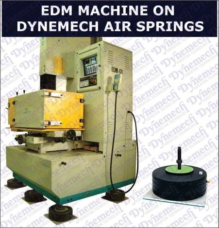 Vibration Control in EDM machines installed on Anti-Vibration Mounts