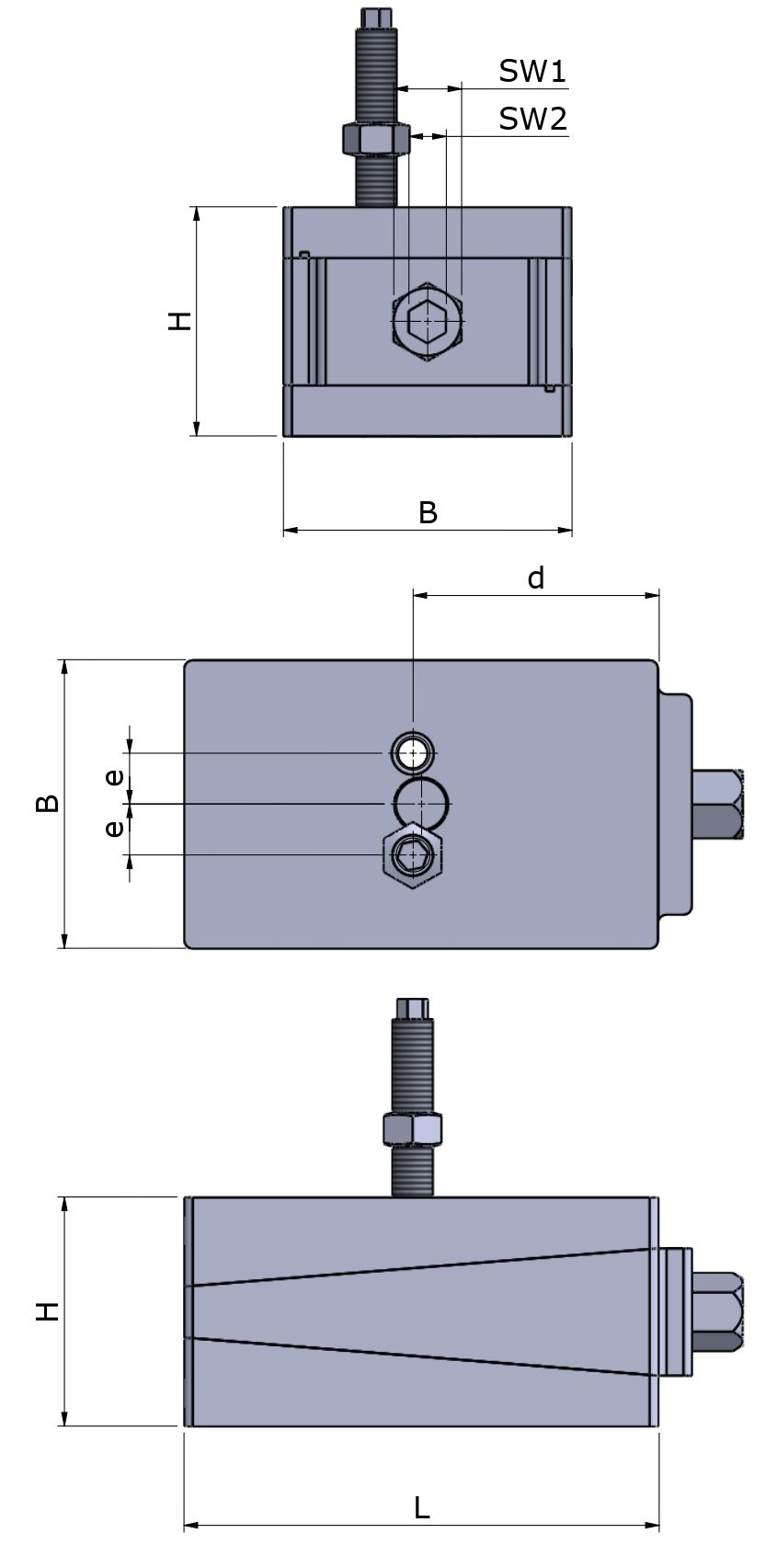 DBH3-M20x2.5x250-FG-DG - Image 2