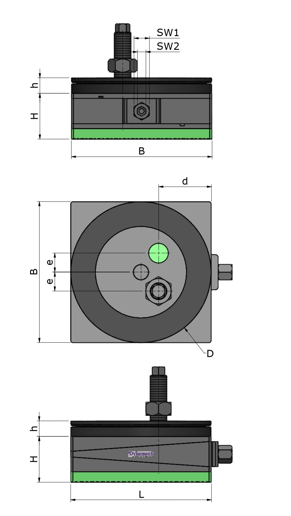 DBSP1-u-M16x2.0x150-S-Z-GR - Image 2